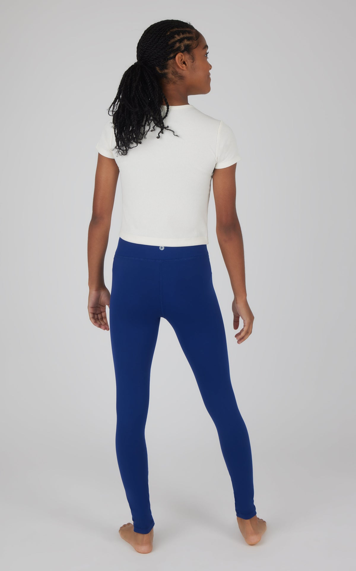 90 Degree by Reflex Girls 2 PK Interlock Everyday Cargo and Basic Legging
