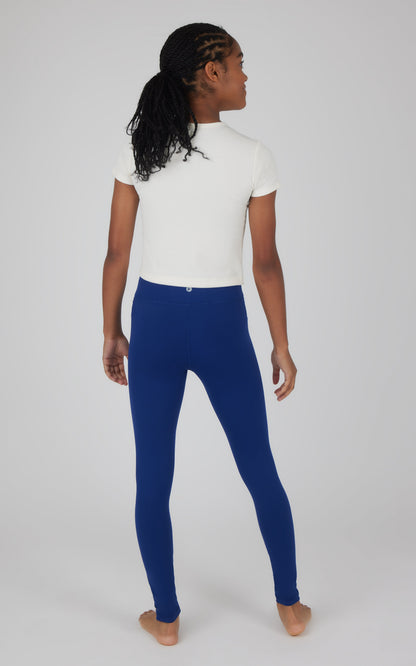 90 Degree by Reflex Girls 2 PK Interlock Everyday Cargo and Basic Legging