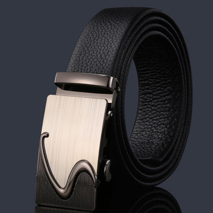Men’s Retro Brass Pin Buckle Belt | High-Sense Casual Genuine Leather Waistband | Trendy Minimalist Top-Layer Rugged Belt | Luxury-Label Statuesque Men’s Accessory | 2026 High-Fashion Radiant Urban Essential