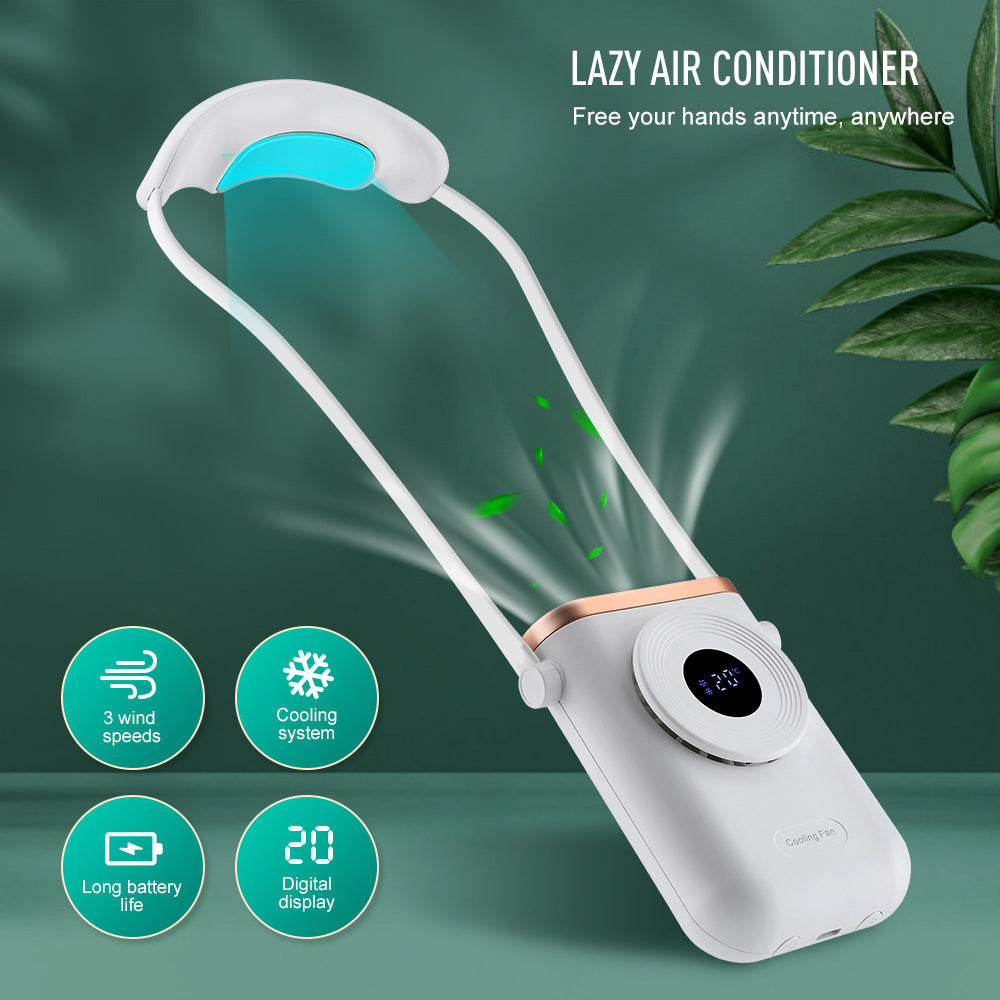 3-Speed Wearable Neck Fan