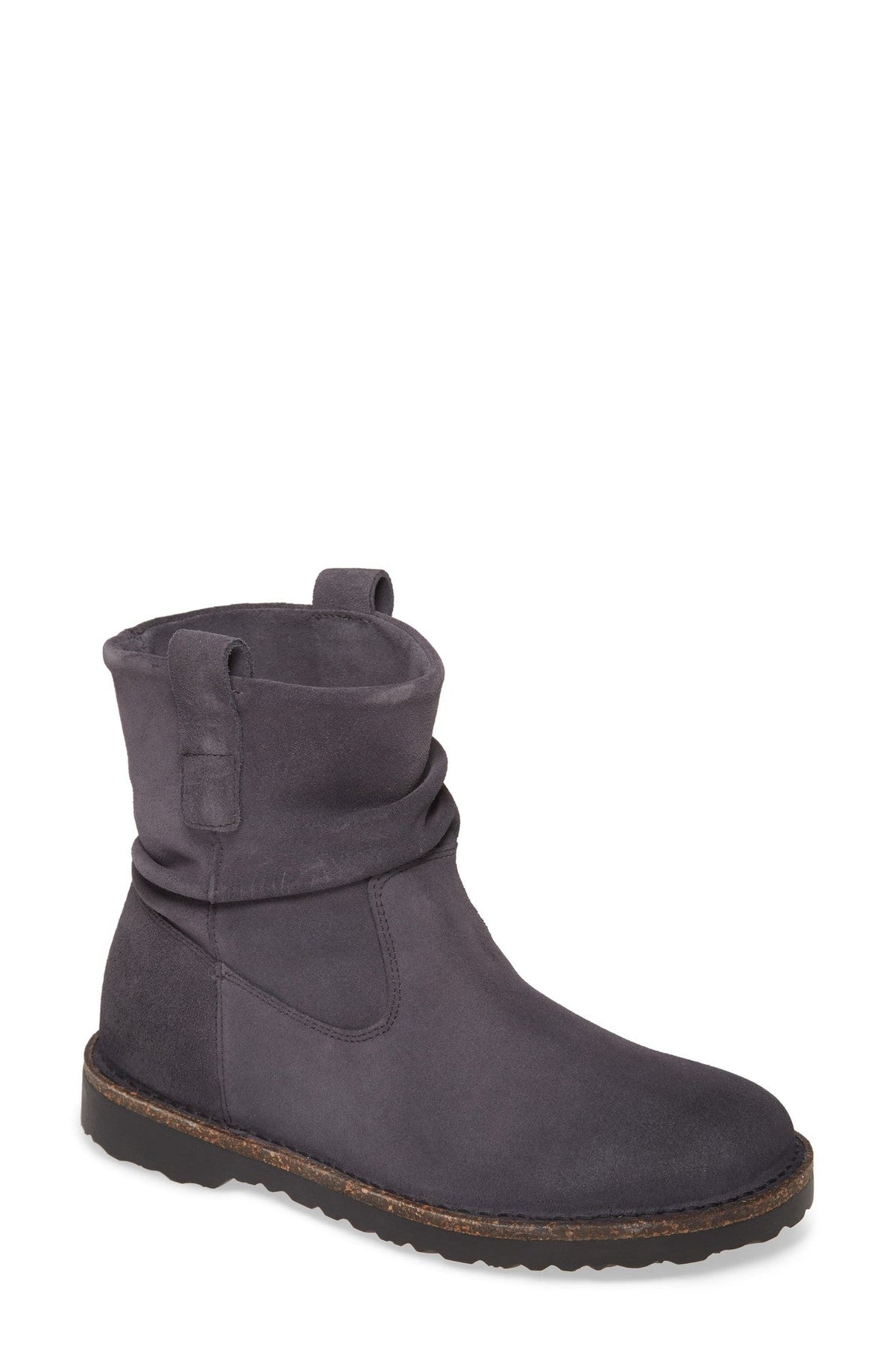 Birkenstock Unisex Luton Suede Leather Graphite Hydrophobic