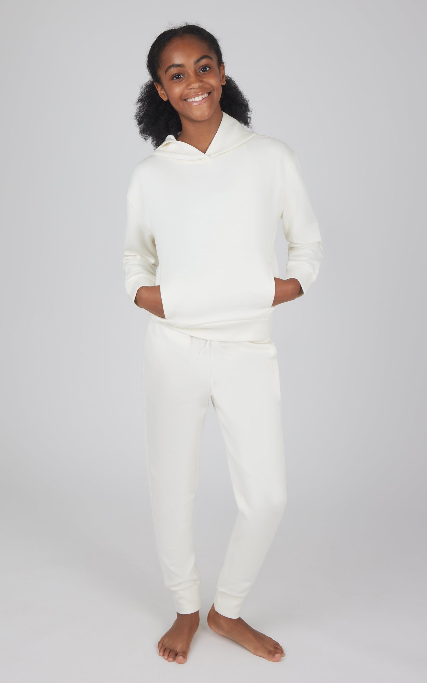 90 Degree by Reflex Girls 2 PC Pullover Hoodie + Jogger Set