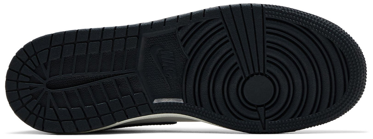 Air Jordan Grade School Retro 1 Mid 'Off Noir Toe Gs' Sneakers