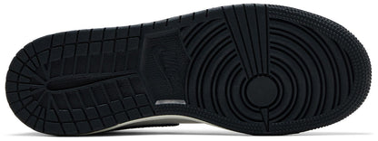 Air Jordan Grade School Retro 1 Mid 'Off Noir Toe Gs' Sneakers