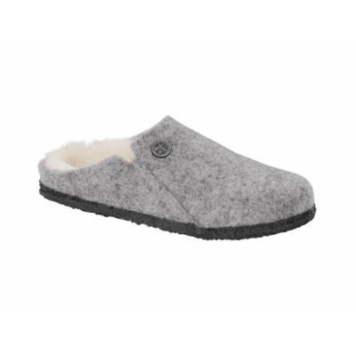Birkenstock Zermatt Kids Shearling Wool Felt Light Gray