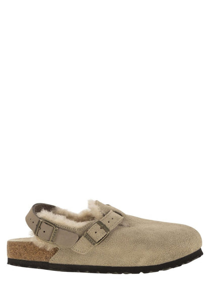 Birkenstock Arizona Oiled Leather Slide Shoes Narrow
