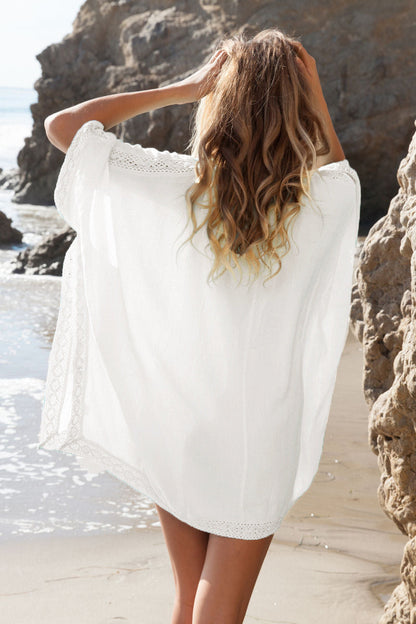 Women’s Summer Beachwear Dress | Elegant Sheer Beach Pareo & Cover-up | Trendy Resort Wear Dress for Women | Breathable Lightweight Vacation Pareo | 2026 High-Fashion Luxury Beach Clothing