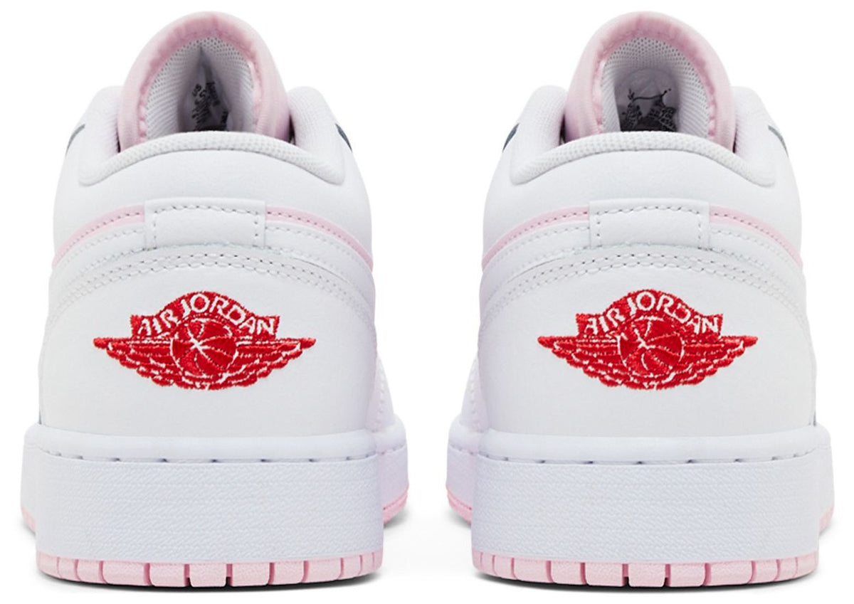 Air Jordan Grade School Retro 1 Low 'Pink Foam Fire Red White Gs' (Gs)'