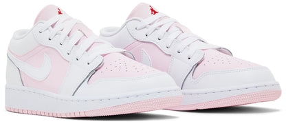Air Jordan Grade School Retro 1 Low 'Pink Foam Fire Red White Gs' (Gs)'