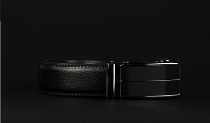 Premium Men’s Pin Buckle Leather Belt | Classic Professional Formal Belt for Men | Durable Business Casual Waistband | High-Quality Men's Dress Belt with Zinc Alloy Buckle