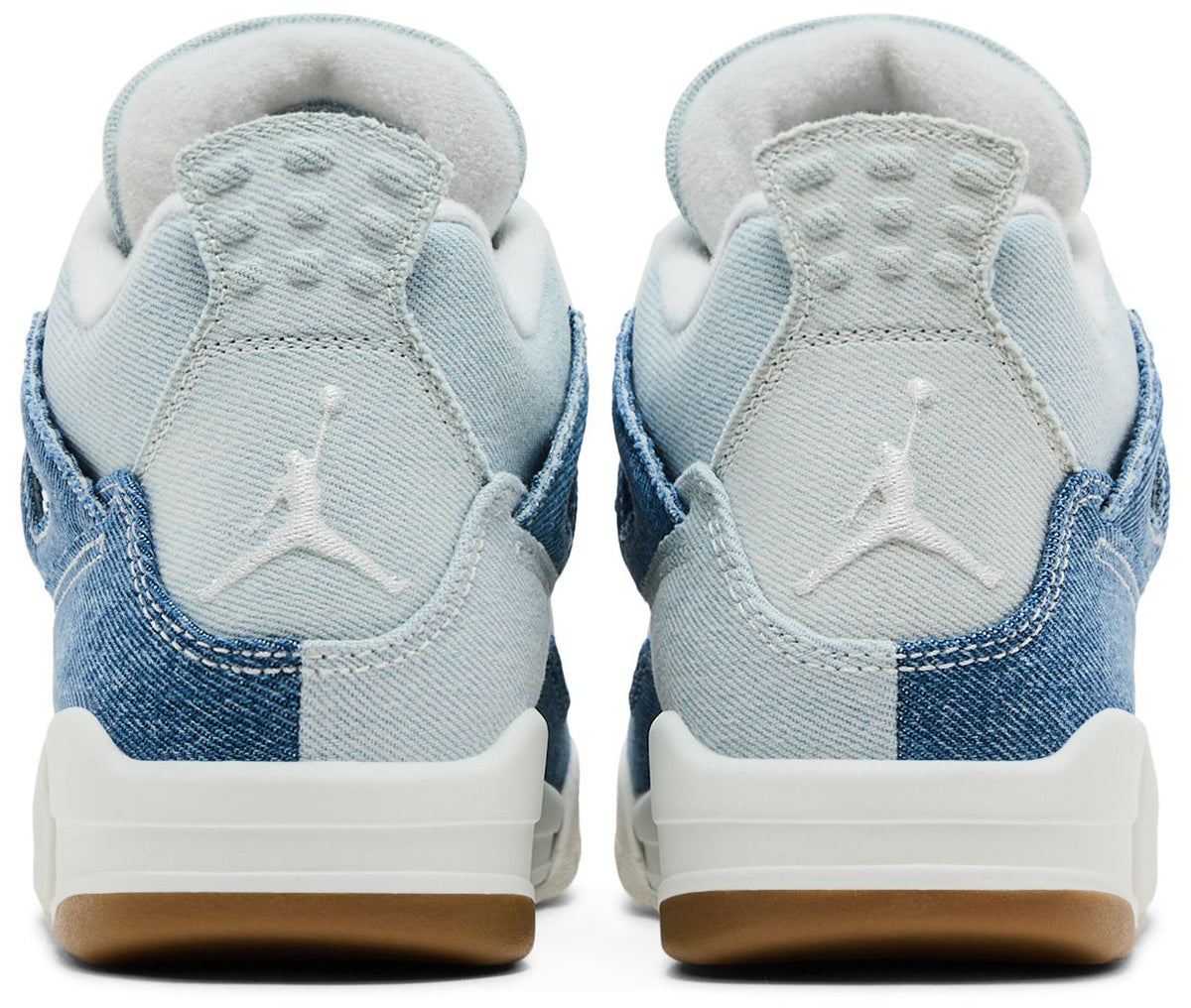 Air Jordan Women's Retro 4 Tex 'Denim Worn Blue' Sneakers