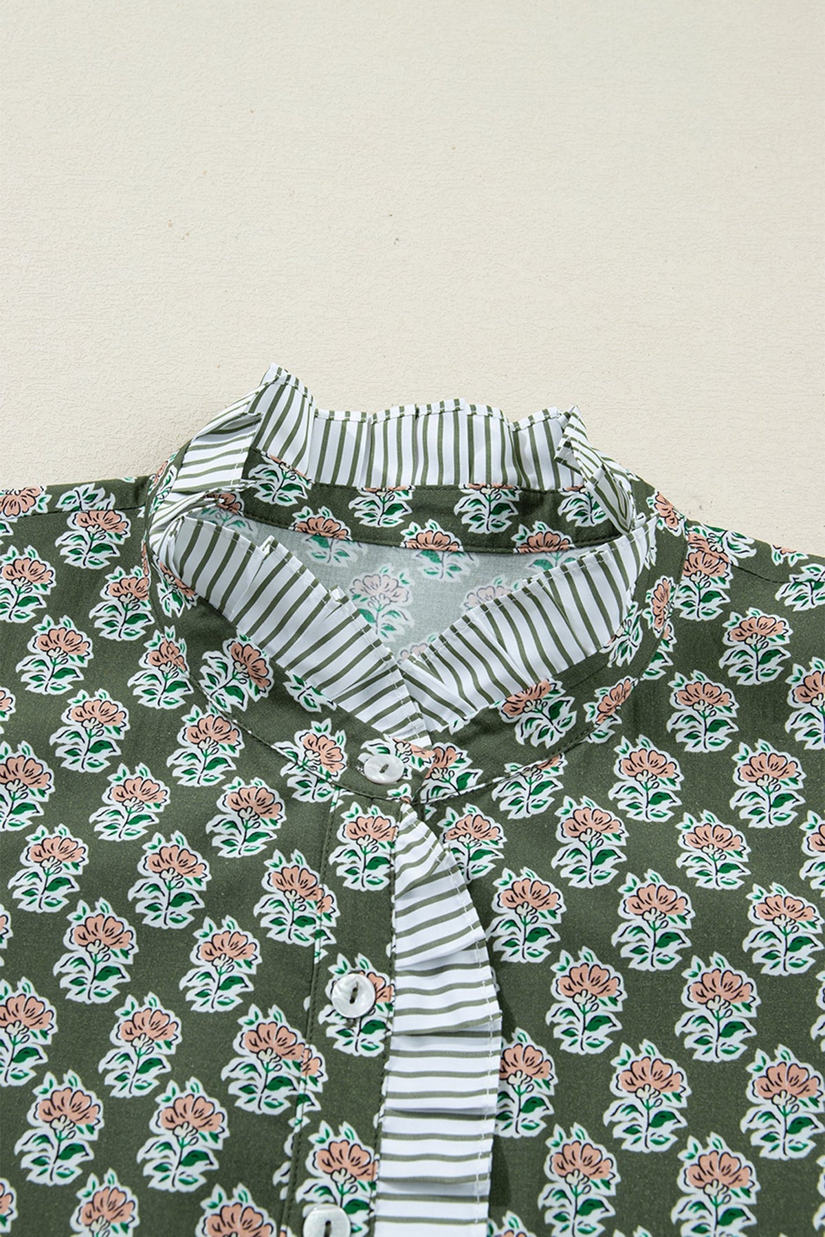 Threaded Pear Olivia 4 Sleeve Floral PLUS Dress