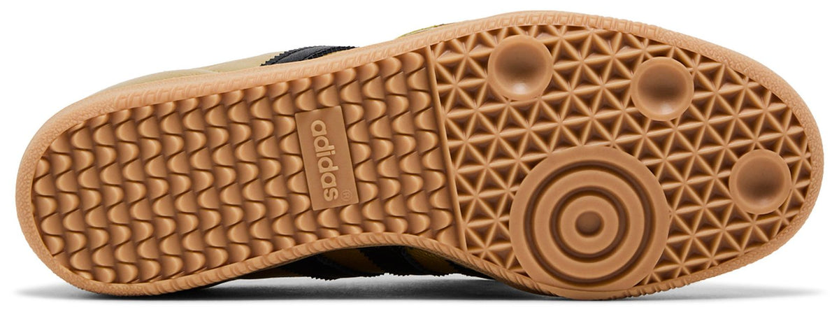 adidas Women's Samba Lt Long Tongue 'Gold Metallic Black Gum' Sneakers
