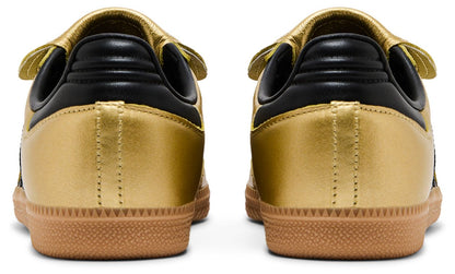 adidas Women's Samba Lt Long Tongue 'Gold Metallic Black Gum' Sneakers