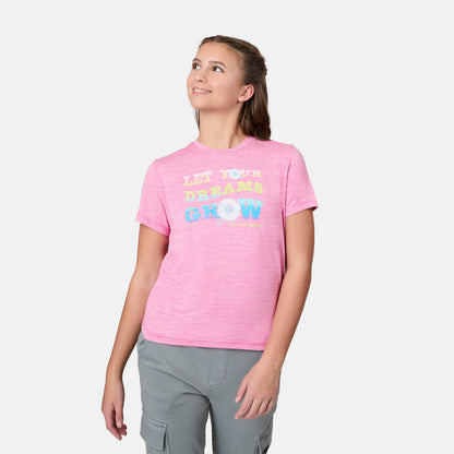 Girls' Microtech® Graphic Crew Neck Shirt