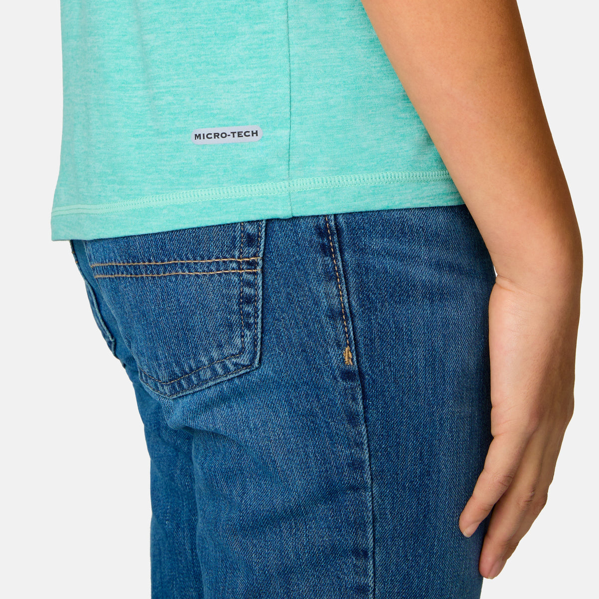 Girls' Microtech® Graphic Crew Neck Shirt