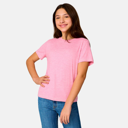 Girls' Microtech® Crew Neck Shirt