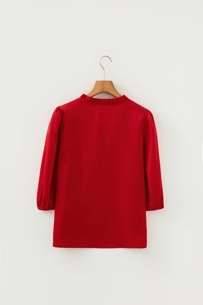 Threaded Pear Paislee 3 4 Sleeve Blouse