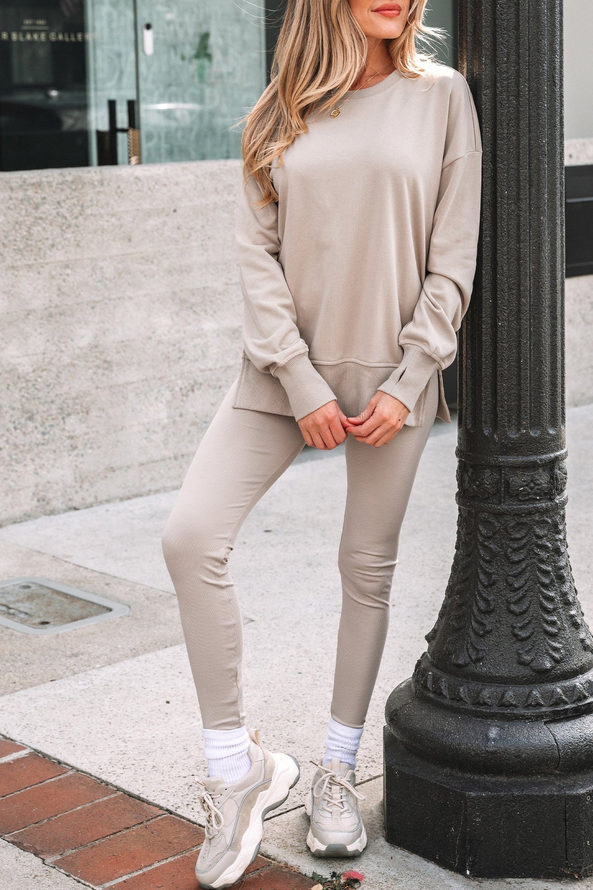 Threaded Pear Brooke Graphic Sweatshirt and Leggings