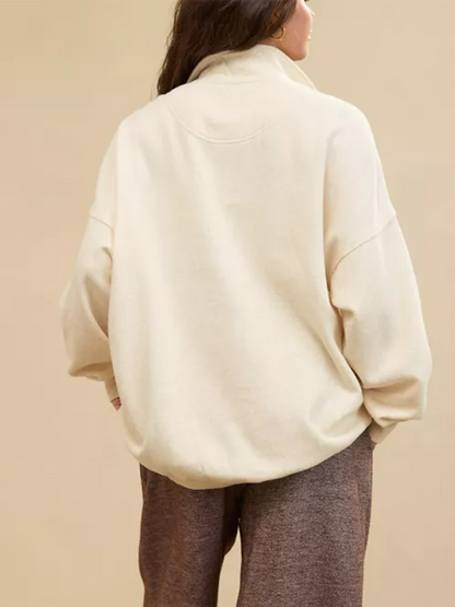 Quarter Snap Sweatshirt(Buy 2 Free Shipping)