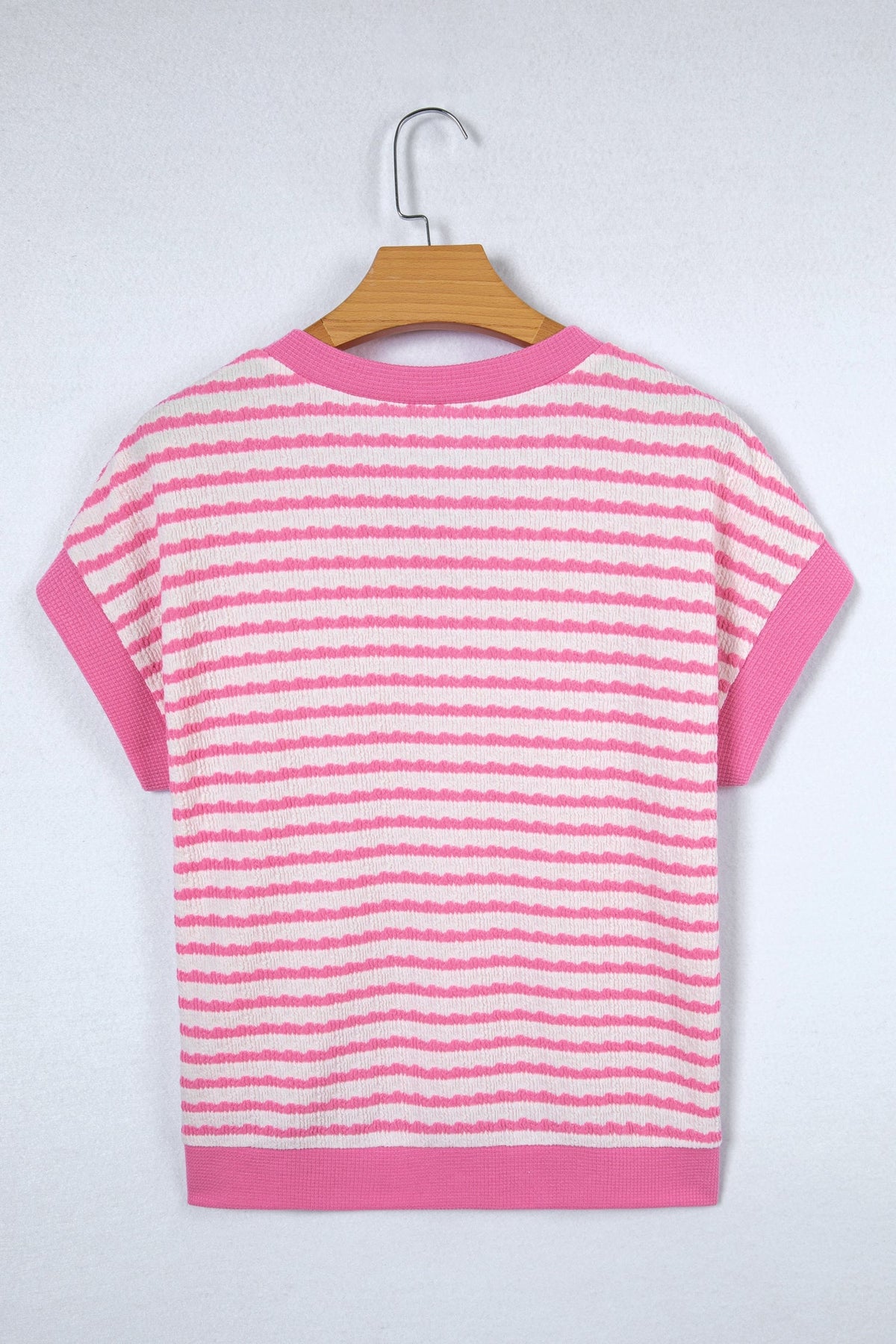 Threaded Pear Georgia Trim Short Sleeve Top