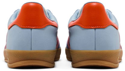 adidas Women's Gazelle Indoor 'Wonder Blue Solar Orange Gum' Sneakers