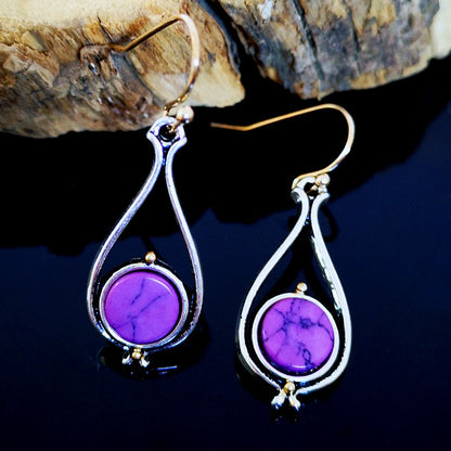 Women’s Vintage Crystal Drop Earrings | Elegant Statement Dangle Earrings for Girls | Luxury Wedding & Party Jewelry | Retro Fashion Crystal Ear Accessories | High-Sense Evening Jewelry