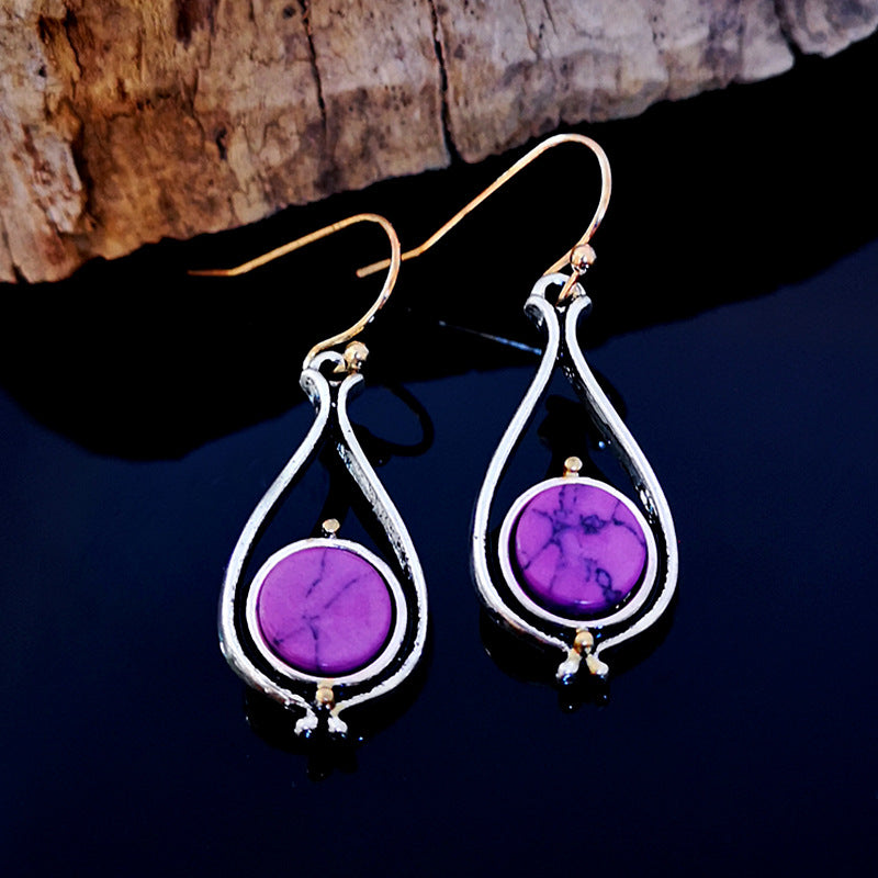Women’s Vintage Crystal Drop Earrings | Elegant Statement Dangle Earrings for Girls | Luxury Wedding & Party Jewelry | Retro Fashion Crystal Ear Accessories | High-Sense Evening Jewelry