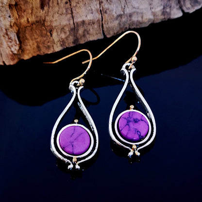 Women’s Vintage Crystal Drop Earrings | Elegant Statement Dangle Earrings for Girls | Luxury Wedding & Party Jewelry | Retro Fashion Crystal Ear Accessories | High-Sense Evening Jewelry