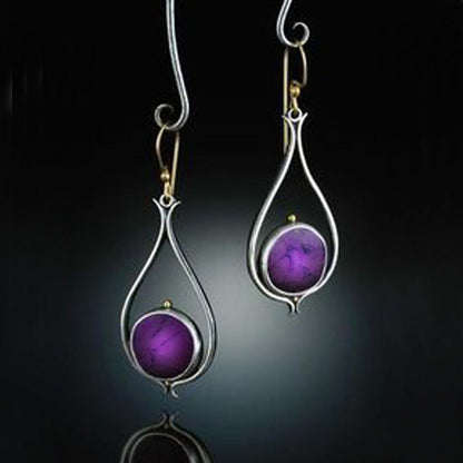 Women’s Vintage Crystal Drop Earrings | Elegant Statement Dangle Earrings for Girls | Luxury Wedding & Party Jewelry | Retro Fashion Crystal Ear Accessories | High-Sense Evening Jewelry