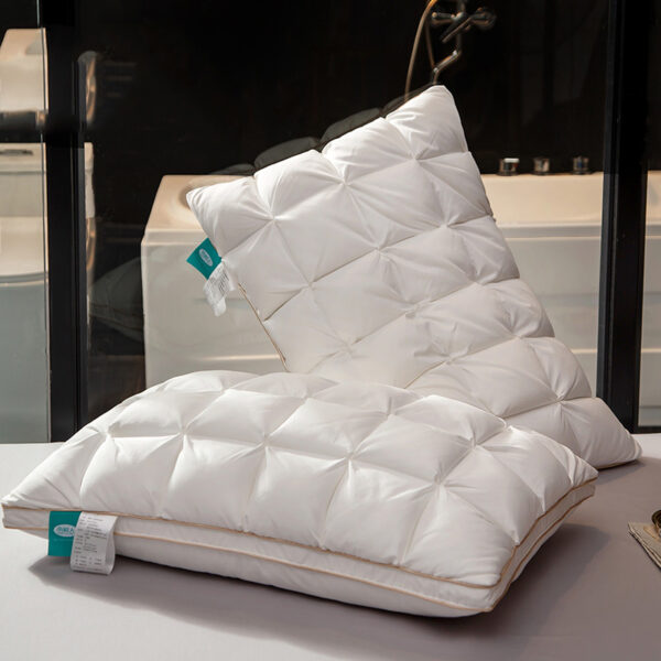 3D Bread Ergonomic Goose Down Pillow