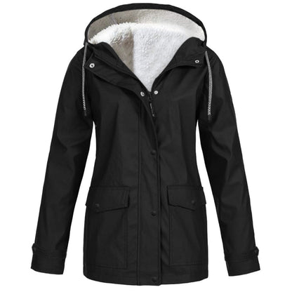 Outdoor Hooded Fleece Jacket