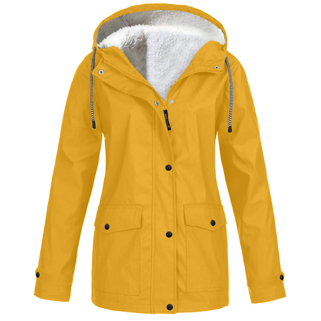 Outdoor Hooded Fleece Jacket