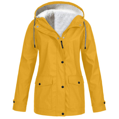 Outdoor Hooded Fleece Jacket