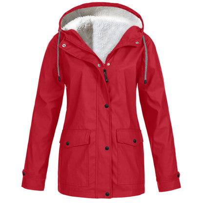 Outdoor Hooded Fleece Jacket