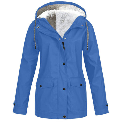 Outdoor Hooded Fleece Jacket