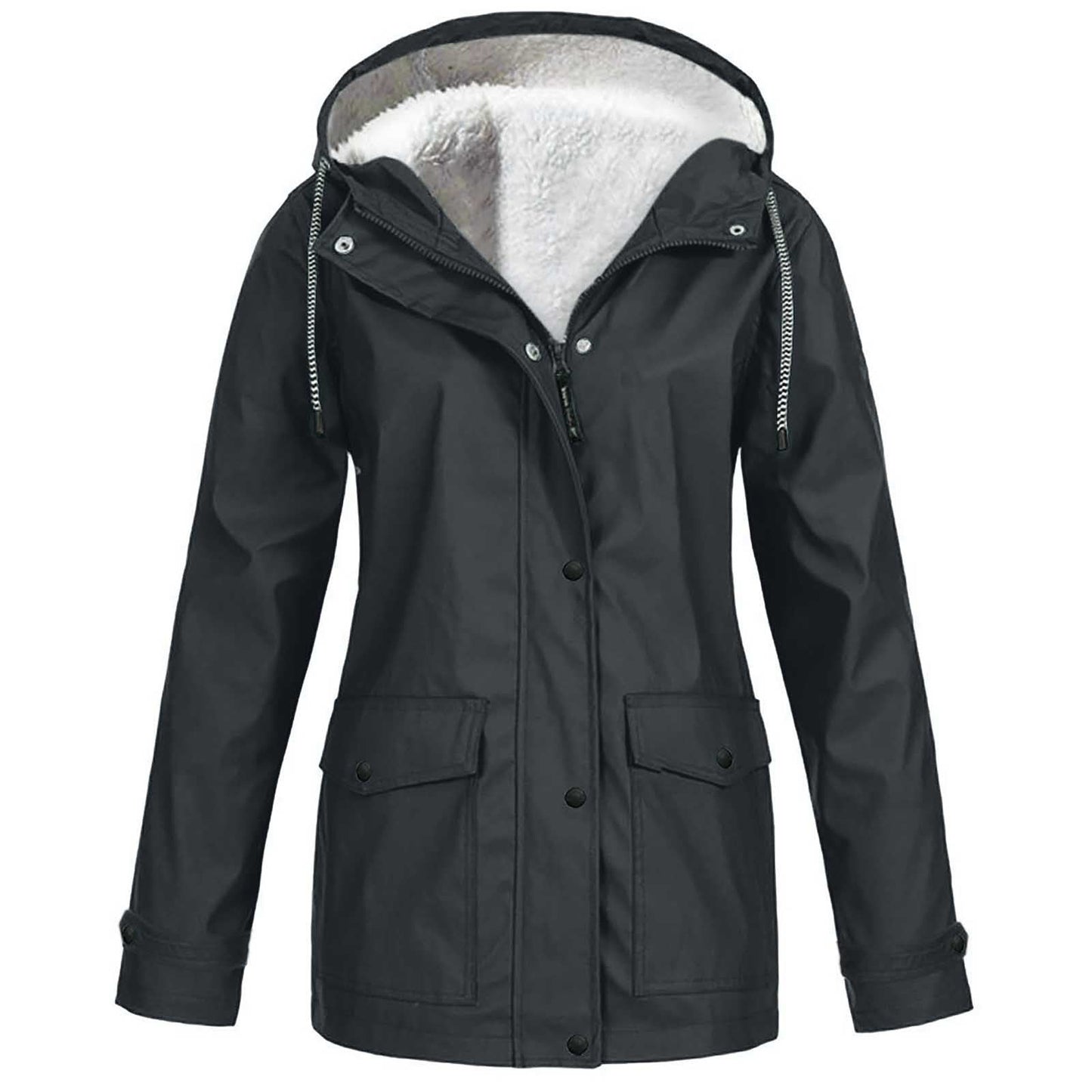 Outdoor Hooded Fleece Jacket