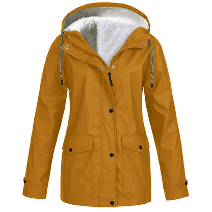Outdoor Hooded Fleece Jacket