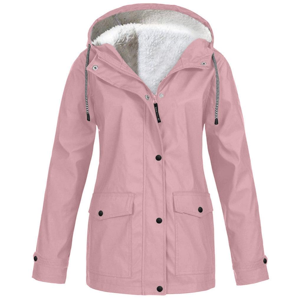 Outdoor Hooded Fleece Jacket