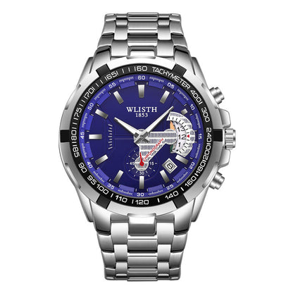 Men’s Waterproof Quartz Sports Watch | High-Sense Executive Chronograph Wristwatch | Trendy Minimalist Rugged Sports Watch | Luxury-Label Precision Quartz Timepiece | 2026 High-Fashion Statuesque Men’s Accessory