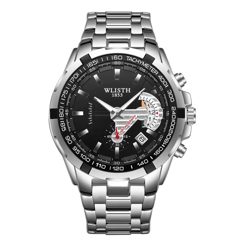 Men’s Waterproof Quartz Sports Watch | High-Sense Executive Chronograph Wristwatch | Trendy Minimalist Rugged Sports Watch | Luxury-Label Precision Quartz Timepiece | 2026 High-Fashion Statuesque Men’s Accessory