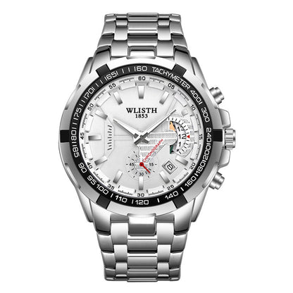 Men’s Waterproof Quartz Sports Watch | High-Sense Executive Chronograph Wristwatch | Trendy Minimalist Rugged Sports Watch | Luxury-Label Precision Quartz Timepiece | 2026 High-Fashion Statuesque Men’s Accessory