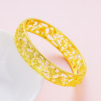 Phoenix  Gold Female Bride Married Chinese Wedding Bracelet