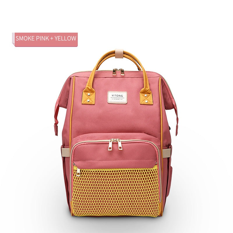 Large Capacity Mummy Maternity Nappy Bag | Multifunctional Waterproof Baby Diaper Bag | Stylish Travel Backpack for Moms | Premium Nursing Care Maternity Bag for Women
