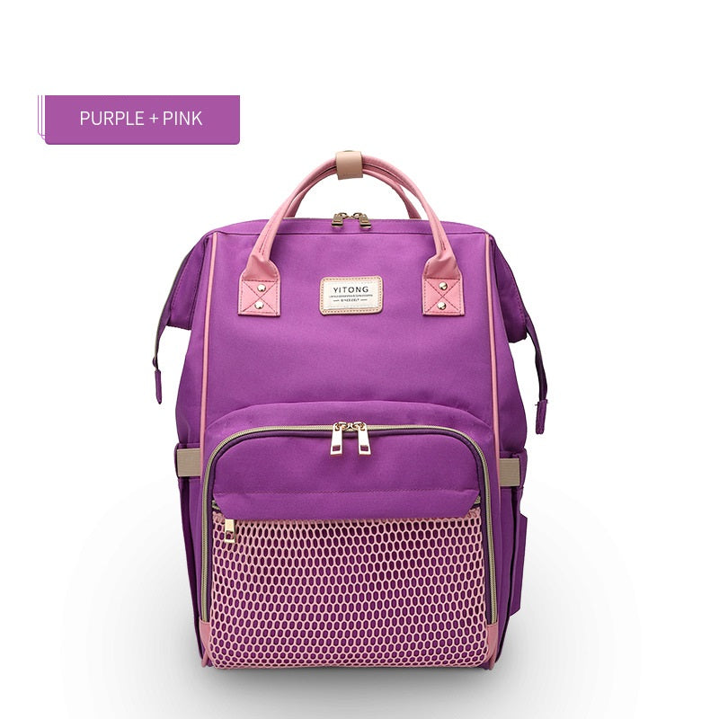 Large Capacity Mummy Maternity Nappy Bag | Multifunctional Waterproof Baby Diaper Bag | Stylish Travel Backpack for Moms | Premium Nursing Care Maternity Bag for Women