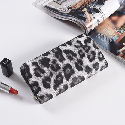 Fashion Long Zipper Women’s Wallet | Premium PU Leather Slim Clutch | Large Capacity Multi-Card Holder Purse | Stylish Mobile Phone Pocket Wallet for Women