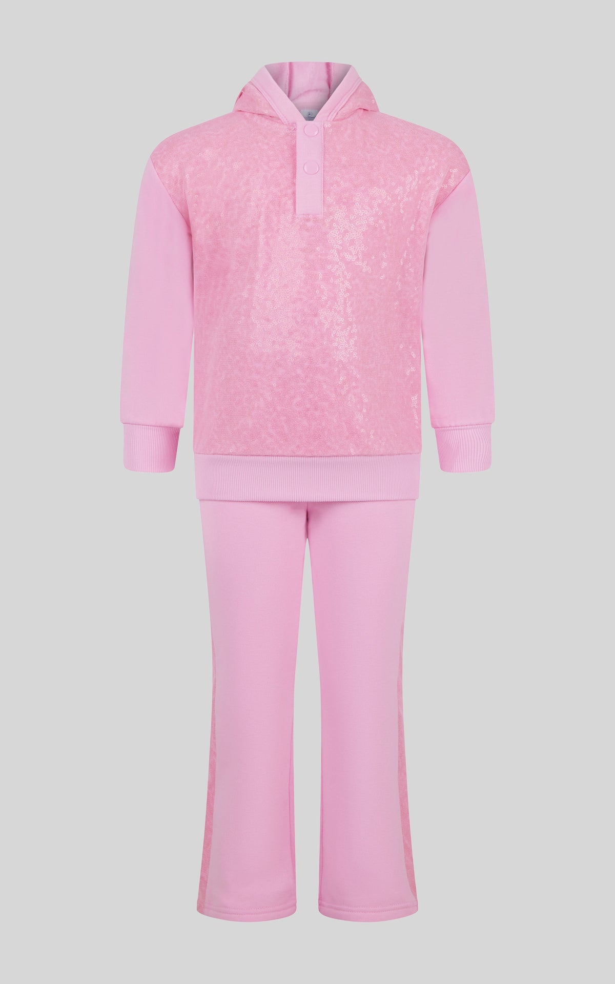 90 Degree by Reflex Toddler Girls 2 PC Brushed Terry Pullover and Flared Pant