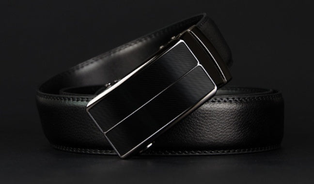 Premium Men’s Pin Buckle Leather Belt | Classic Professional Formal Belt for Men | Durable Business Casual Waistband | High-Quality Men's Dress Belt with Zinc Alloy Buckle