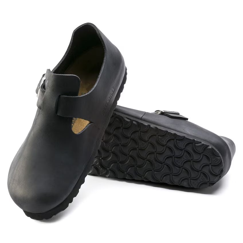 Birkenstock London Oiled Leather Black