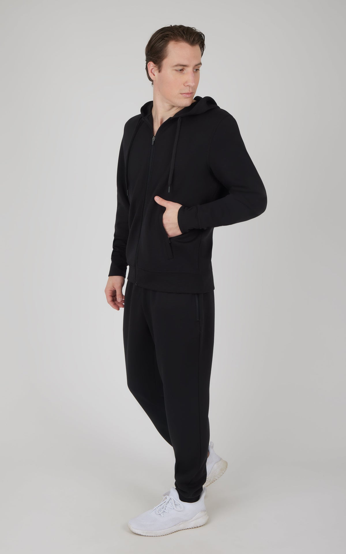 90 Degree by Reflex Men's Softlite Full Zip Jacket and Jogger Set